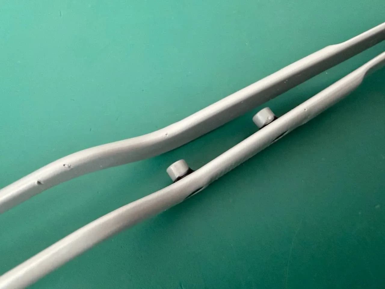 Aesculap US185 Bayonet Bipolar Coagulation Forceps 1.5mm tips, 215 mm, 8 ½"