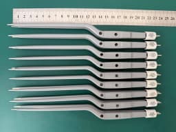 Aesculap US185 Bayonet Bipolar Coagulation Forceps 1.5mm tips, 215 mm, 8 ½"