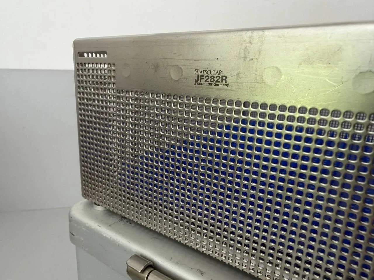 Aesculap Sterilization Case JN091, JF282R Basket with silicone mat