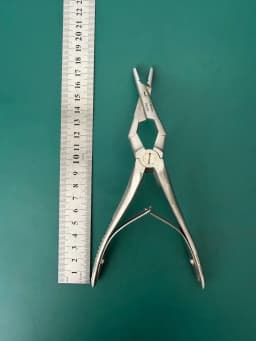 V. Mueller RH2410 Jansen Middleton Septum Forceps, 8", ENT, Germany