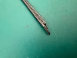 Richards 23-0063 Ebony Surgical Ear Scissors Left Curved Jaw ENT