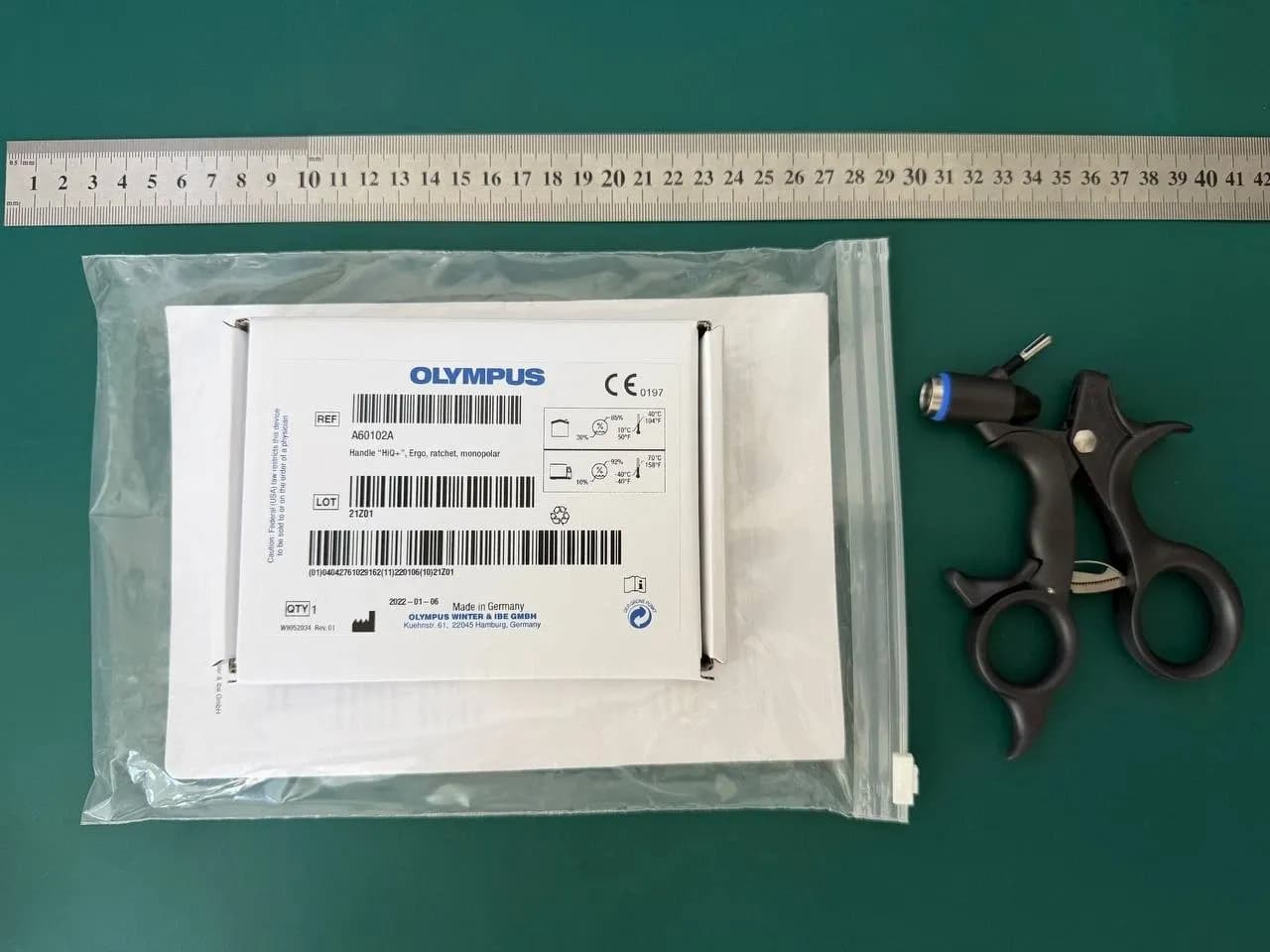 OLYMPUS HiQ+ Handles Sheath Shafts Monopolar Laparoscopic Forceps 5mm 330mm