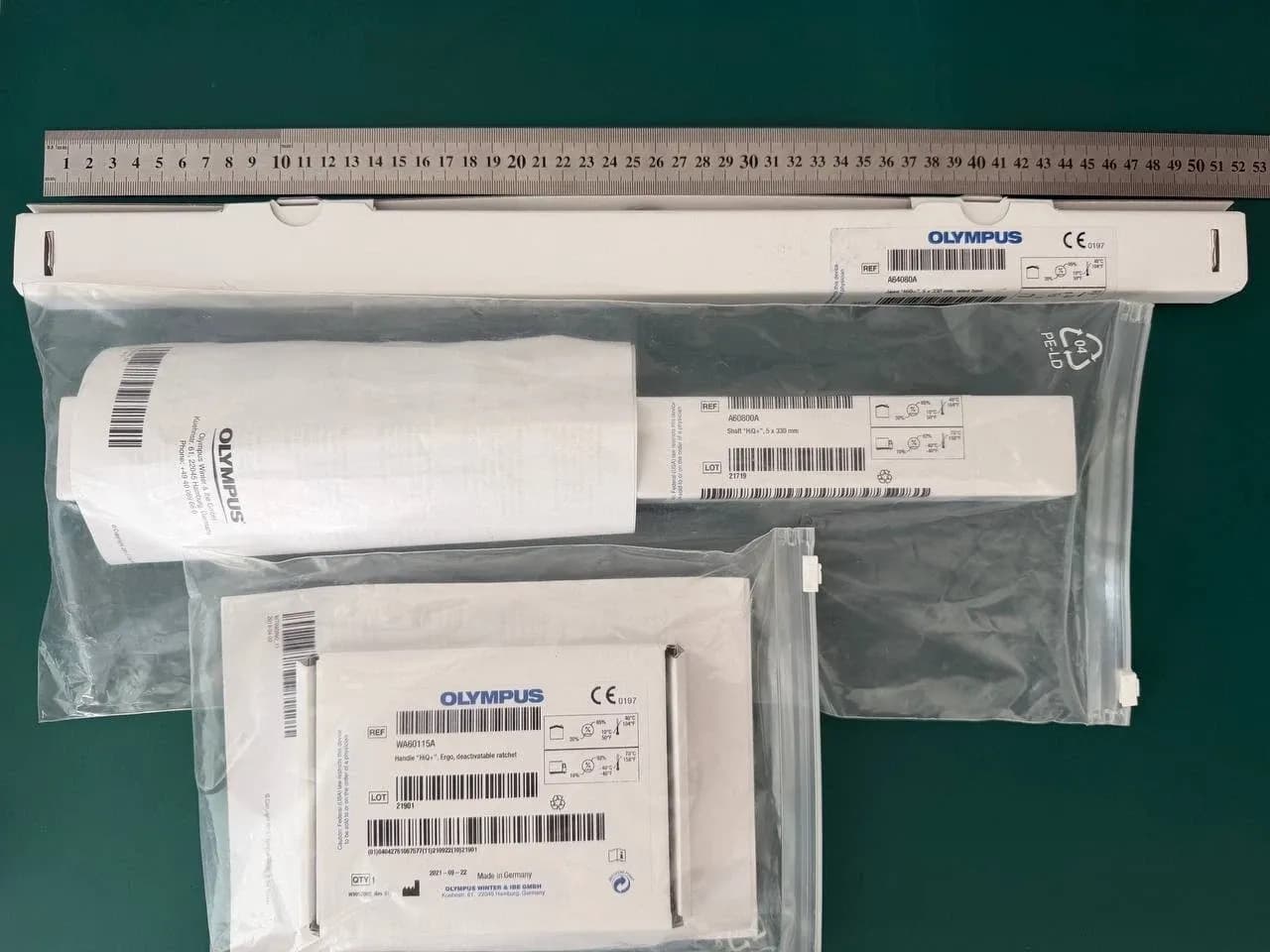 OLYMPUS HiQ+ Handles Sheath Shafts Monopolar Laparoscopic Forceps 5mm 330mm