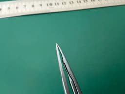 Codman 80-1125 Surgical Bayonet Bipolar Titanium Forceps