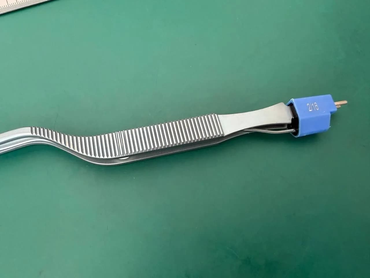 Codman 80-1125 Surgical Bayonet Bipolar Titanium Forceps